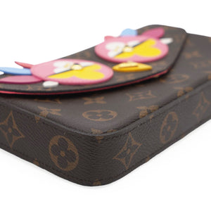 Monogram Canvas Lovely Birds Pochette Felicie Chain Wallet
