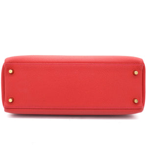 Géranuim Togo Leather Kelly 32