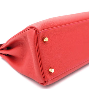 Géranuim Togo Leather Kelly 32