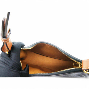 Triomphe Canvas Ava Shoulder Bag Tan Brown