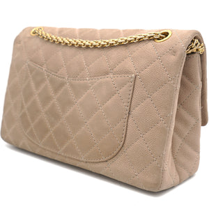 2.55 Reissue Flap Bag Nubuck Beige 226