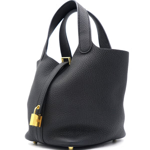 Taurillon Clemence Picotin Lock 18 Noir