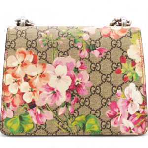 GG Supreme Monogram Blooms Small Dionysus Shoulder Bag Beige Multicolor Dry Rose