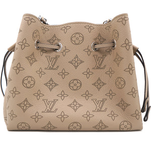 Galet Monogram Mahina Leather Bella Bucket Bag