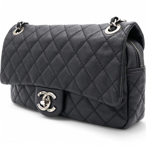 Caviar Flap Bag Black