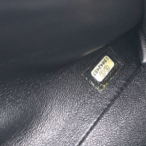 Patent Calfskin Striped Single Flap Bag
