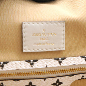 Khaki Giant Monogram Canvas Neverfull MM Bag