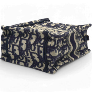 Oblique Mini Book Tote Phone Bag Blue