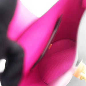 Calfskin Trifolio Bucket Shoulder Bag Hot Pink