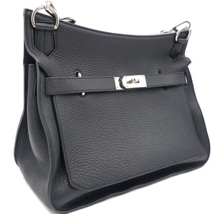 Black Taurillon Clemence Leather Palladium Hardware Jypsiere 34 Bag