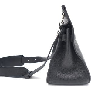 Black Taurillon Clemence Leather Palladium Hardware Jypsiere 34 Bag