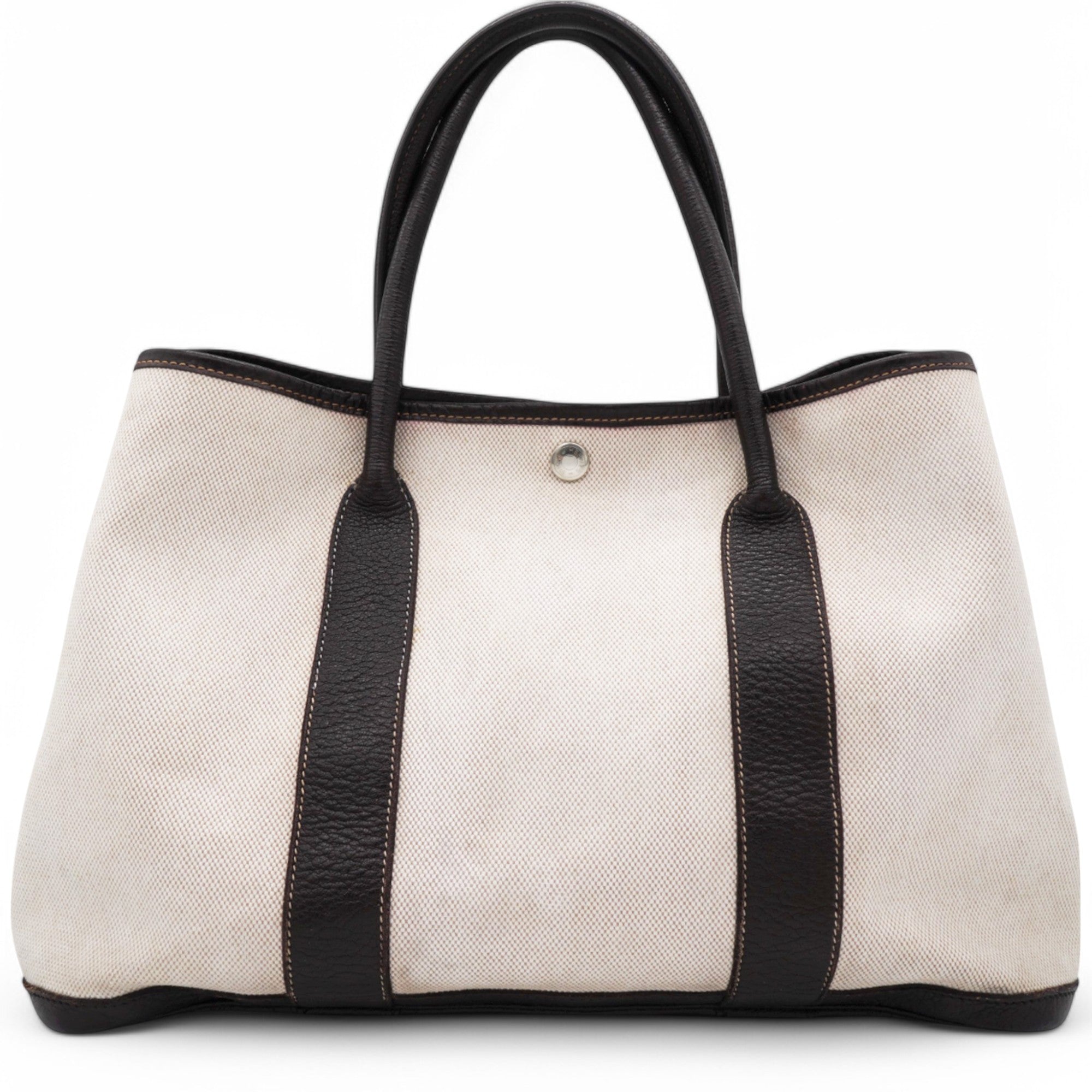 Buffle Skipper Toile Garden Party Tote Marron Fonce