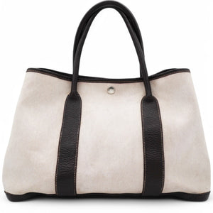 Buffle Skipper Toile Garden Party Tote Marron Fonce
