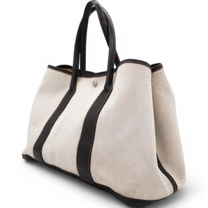 Buffle Skipper Toile Garden Party Tote Marron Fonce