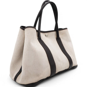 Buffle Skipper Toile Garden Party Tote Marron Fonce