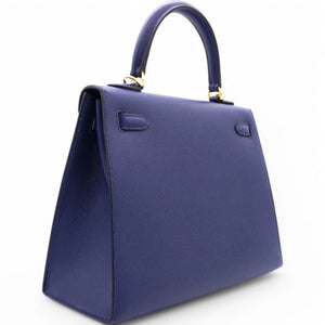 Epsom Kelly Sellier 25 Bleu Saphir