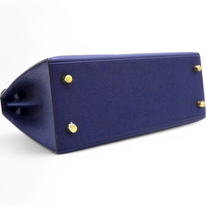Epsom Kelly Sellier 25 Bleu Saphir