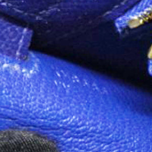 Epsom Kelly Sellier 25 Bleu Saphir