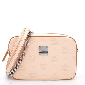 Light Pink Visetos Embossed Leather Camera Bag