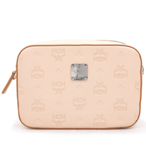 Light Pink Visetos Embossed Leather Camera Bag