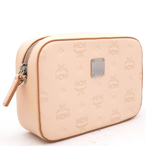 Light Pink Visetos Embossed Leather Camera Bag