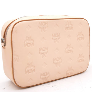 Light Pink Visetos Embossed Leather Camera Bag