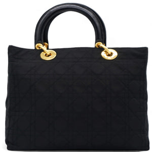 Nylon Cannage Lady Dior Black