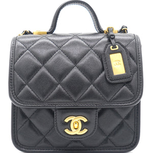 Caviar Black 22k Handle Bag