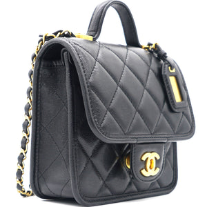 Caviar Black 22k Handle Bag