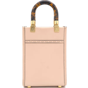 Pink Leather Mini Sunshine Tote