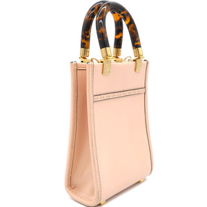 Pink Leather Mini Sunshine Tote