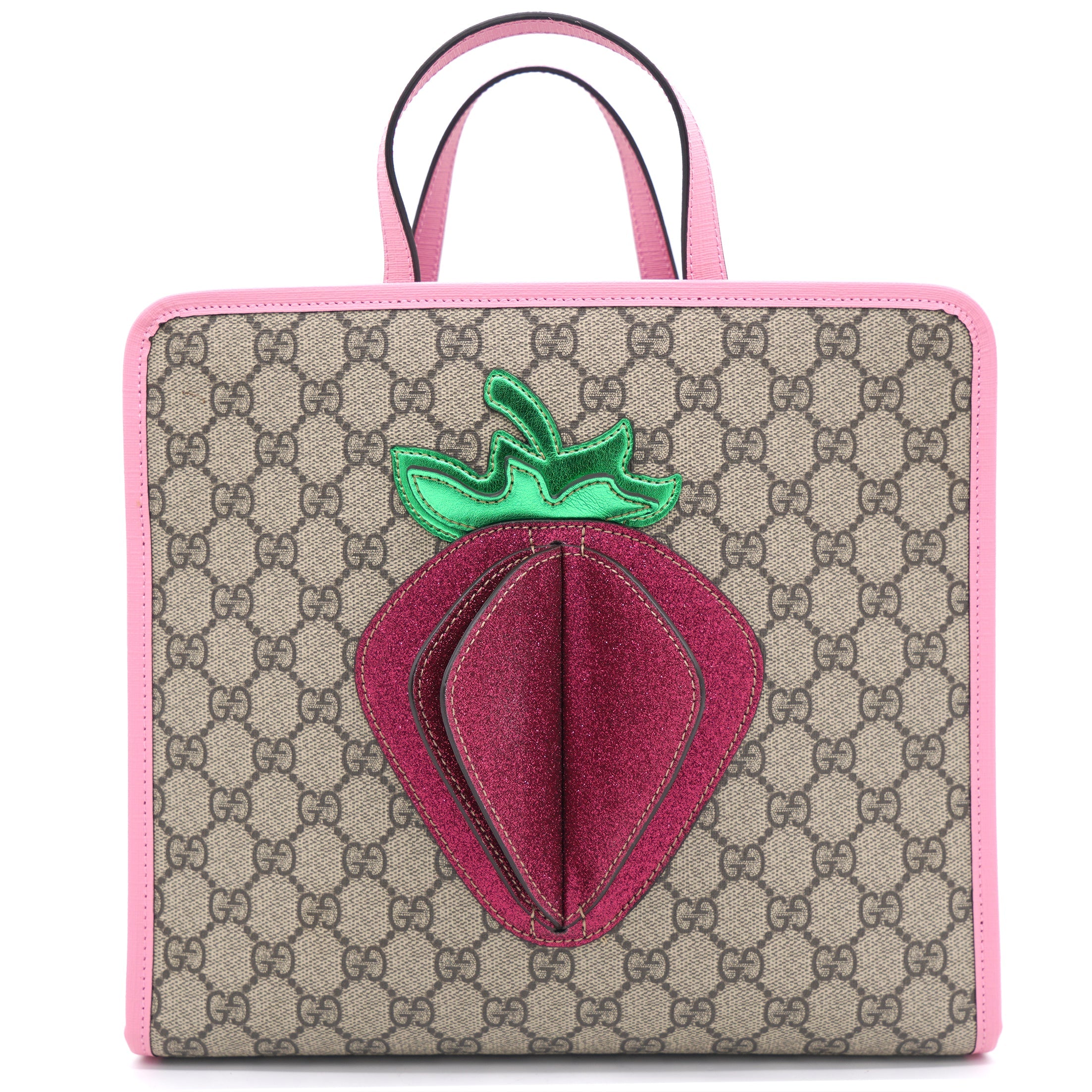 Kids Strawberry Tote Bag Pink Limited Edition