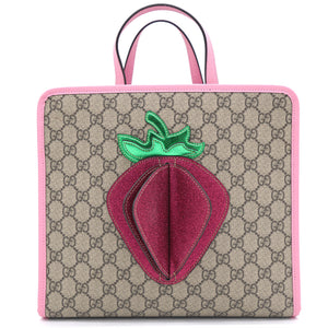 Kids Strawberry Tote Bag Pink Limited Edition