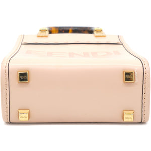 Pink Leather Mini Sunshine Tote