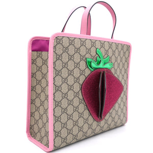 Kids Strawberry Tote Bag Pink Limited Edition