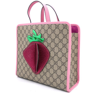 Kids Strawberry Tote Bag Pink Limited Edition