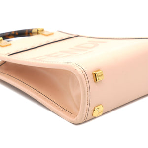 Pink Leather Mini Sunshine Tote