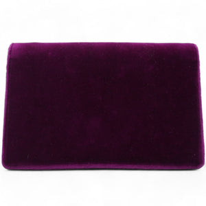 Velvet Super Mini Dionysus Shoulder Bag Fuchsia Violet Cyclamen