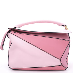 Calfskin Medium Puzzle Bag Pink