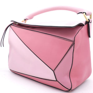 Calfskin Medium Puzzle Bag Pink