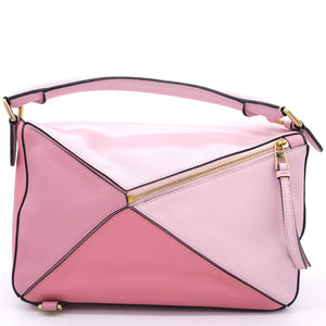 Calfskin Medium Puzzle Bag Pink