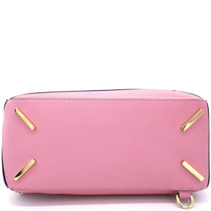 Calfskin Medium Puzzle Bag Pink