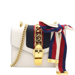 Sylvie Leather Mini Chain Bag