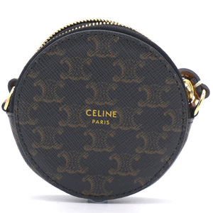 Round Coin Chain with Leather Strap