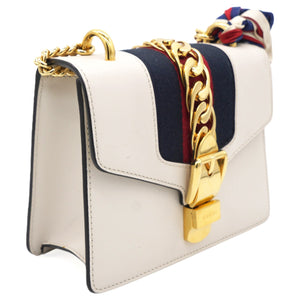 Sylvie Leather Mini Chain Bag