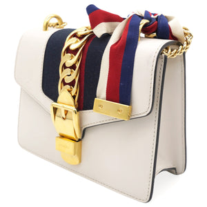 Sylvie Leather Mini Chain Bag