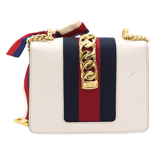 Sylvie Leather Mini Chain Bag