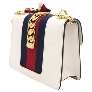 Sylvie Leather Mini Chain Bag