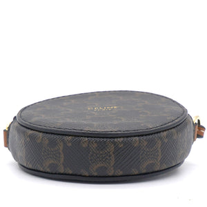 Round Coin Chain with Leather Strap