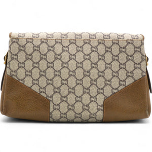GG Plus Supreme Shoulder Bag Brown Beige
